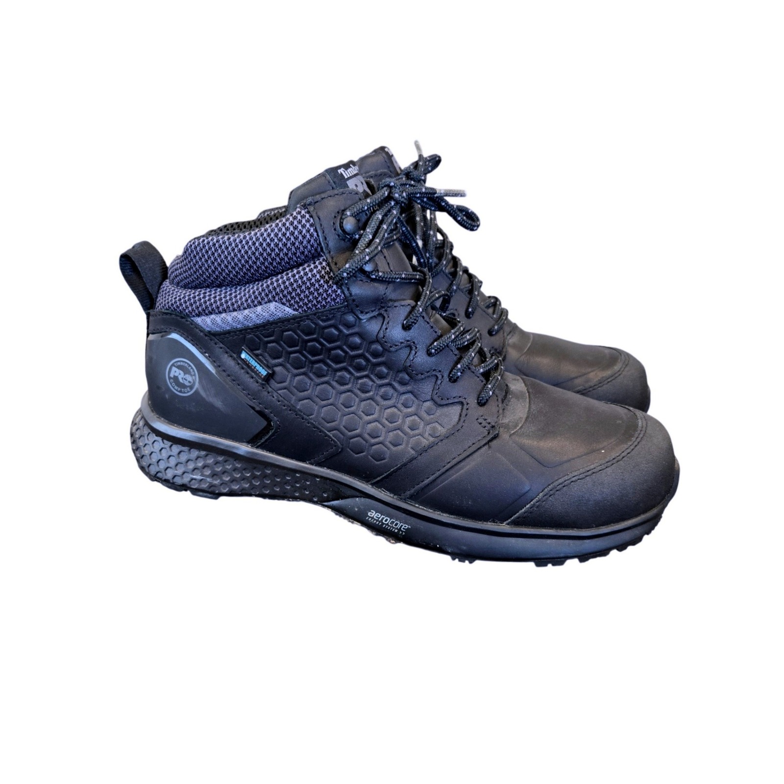 Timberland Pro Men's Reaxion Composite Toe Waterproof Work Boot Black Sz 11